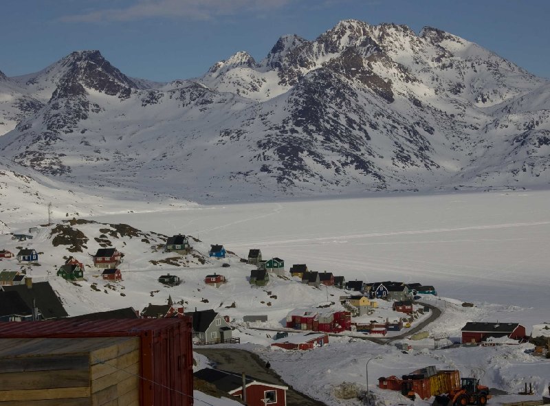 Landscape in the Ammassalik region, Tasiilaq Greenland