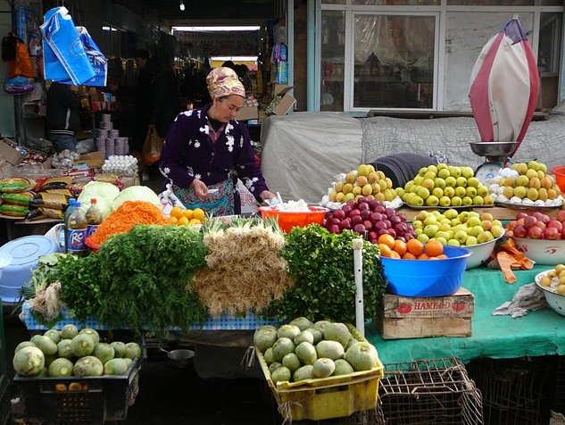 Market pictures of Dushanbe, Tajikistan, Tajikistan