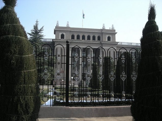 Dushanbe government building, Tajikistan, Dushanbe Tajikistan