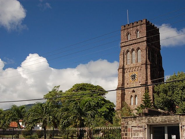 Pictures of George's Anglican Church in Basseterre, Saint Kitts and Nevis