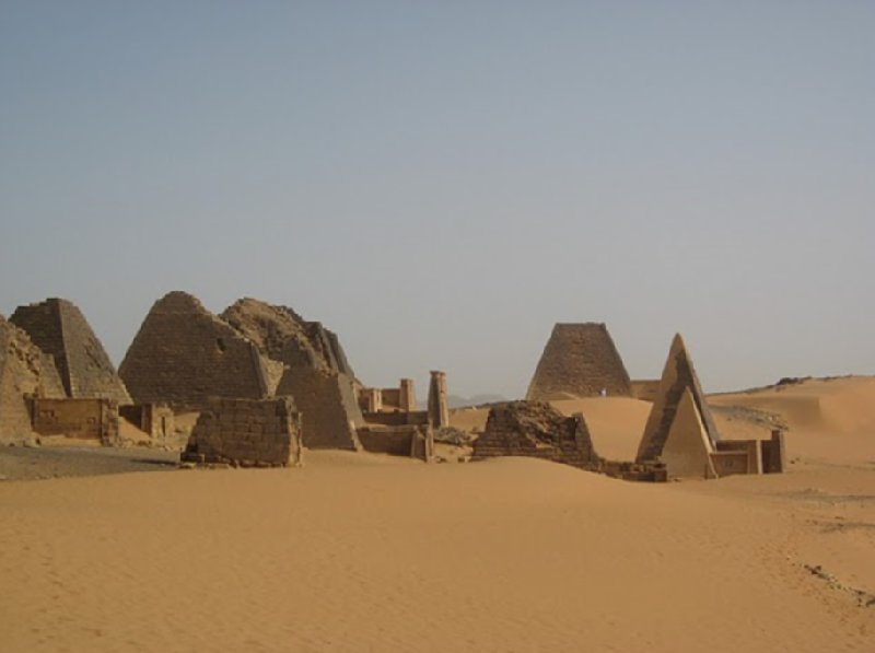 Khartoum Sudan Nubian pyramids of the Meroe Empire, Sudan