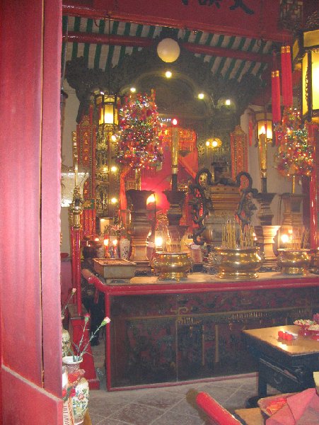 Pictures of the Man Mo Temple in Hong Kong, Hong Kong