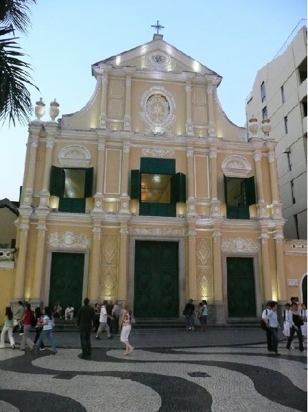 Macau Macao Portuguese cathedral in chinese Macau