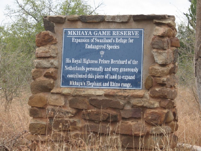 Entrance of the Mkhaya Game Reserve, Swaziland, Magomba Swaziland