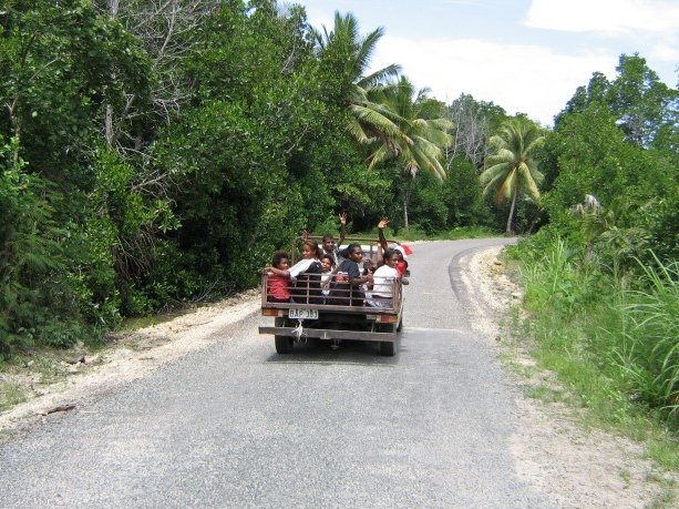 From Wewak to the beach, Papua New Guinea