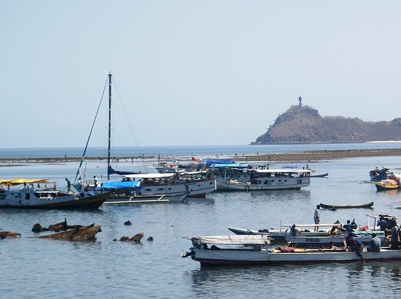 The harbor of Dili, Timor Leste, Dili East Timor