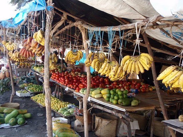 Photos of the street market in Dili, Timor, Dili East Timor