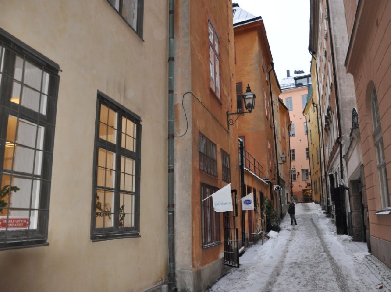 Photo Wintertime in the centre of Stockholm sightseeing