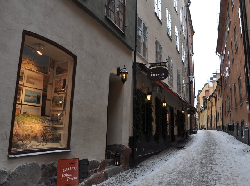 Photo Wintertime in the centre of Stockholm places