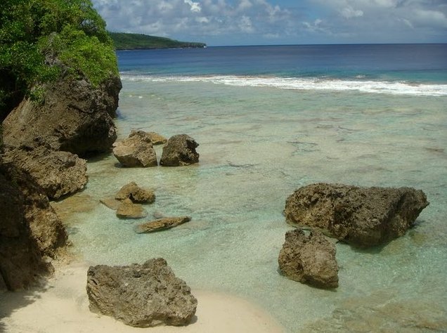 Photo The Landscapes of Niue Island cliffs