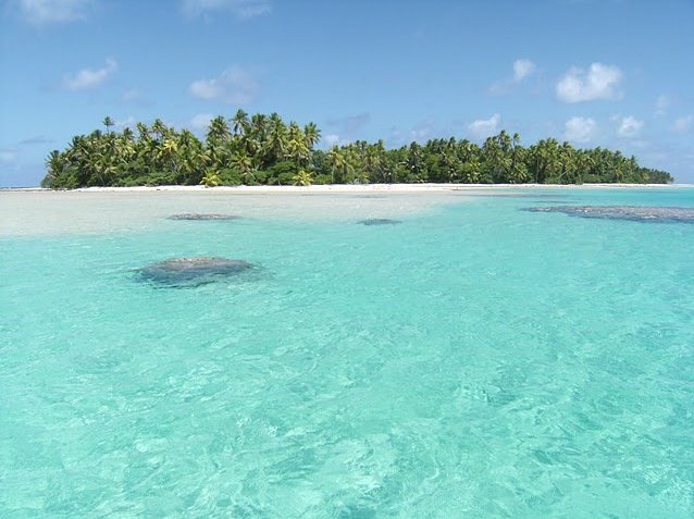 Photo Nukunonu Tokelau islands group atolls