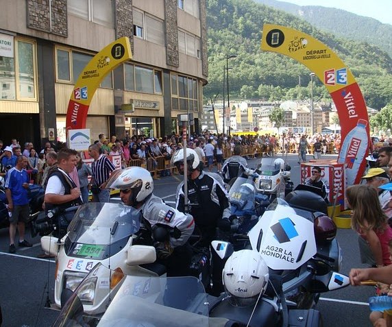 Photo Tour de France 2009 running