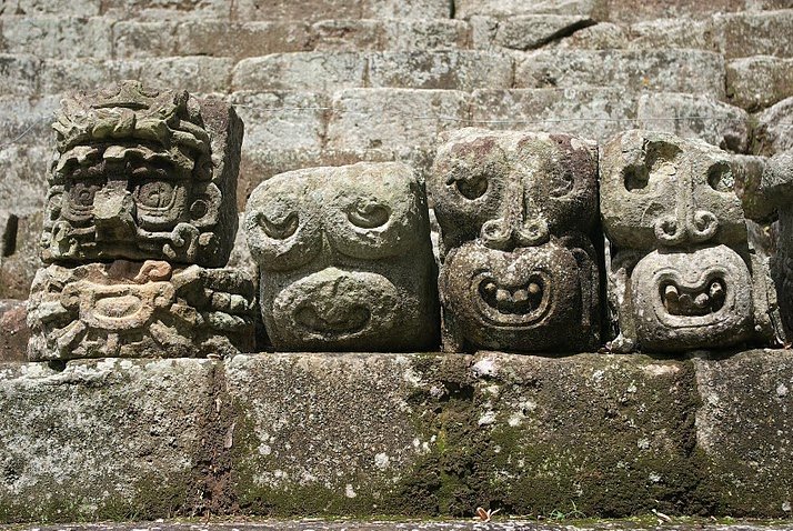 Mayan ruins in Honduras Copan Travel Photographs