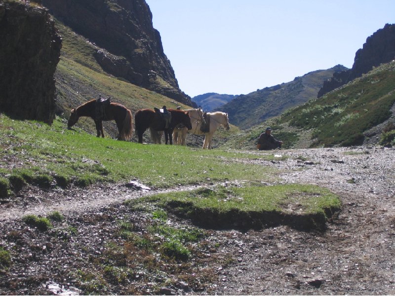 Photo The Gobi Desert in Mongolia through