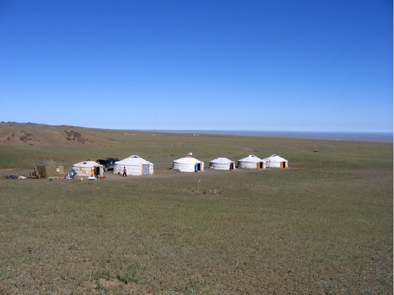 Photo The Gobi Desert in Mongolia around