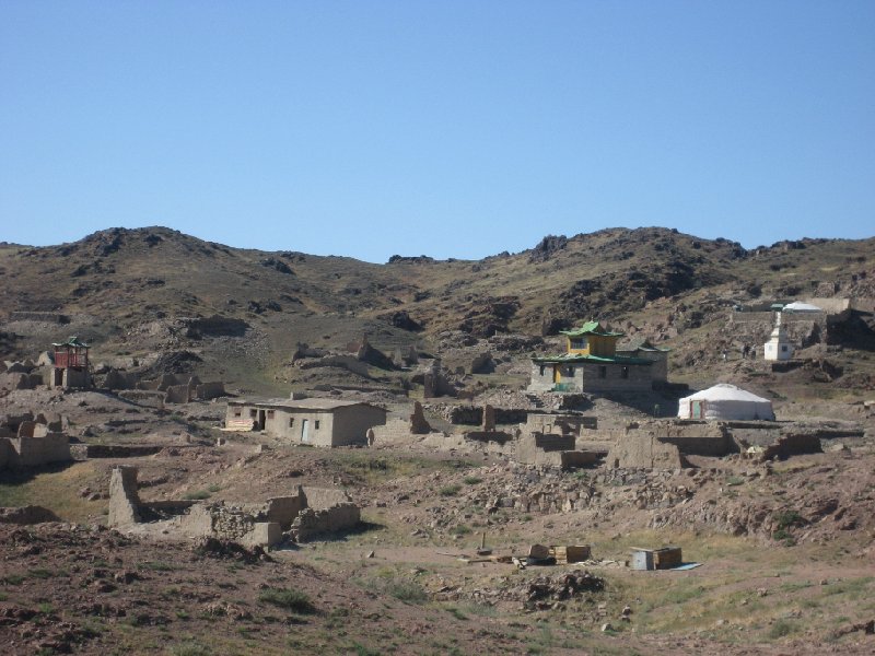 Photo The Gobi Desert in Mongolia looking