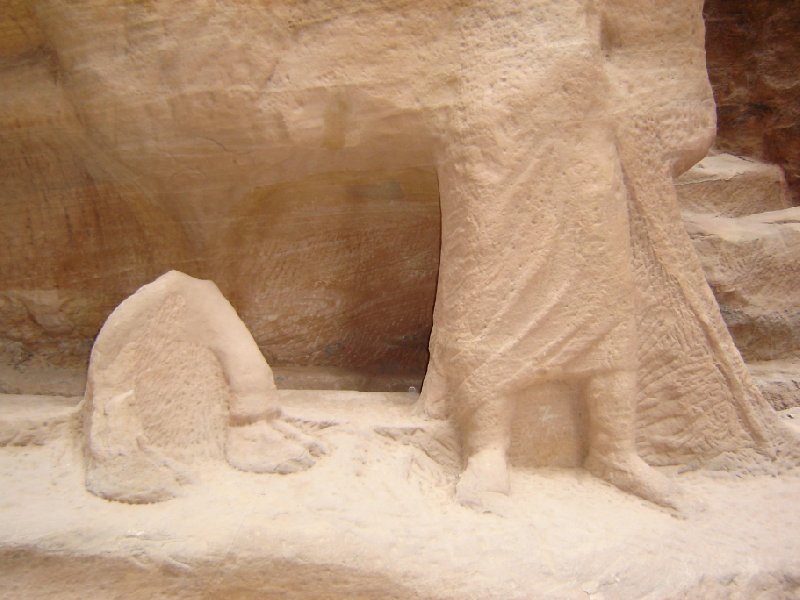 Photo The great temple of Petra visiting