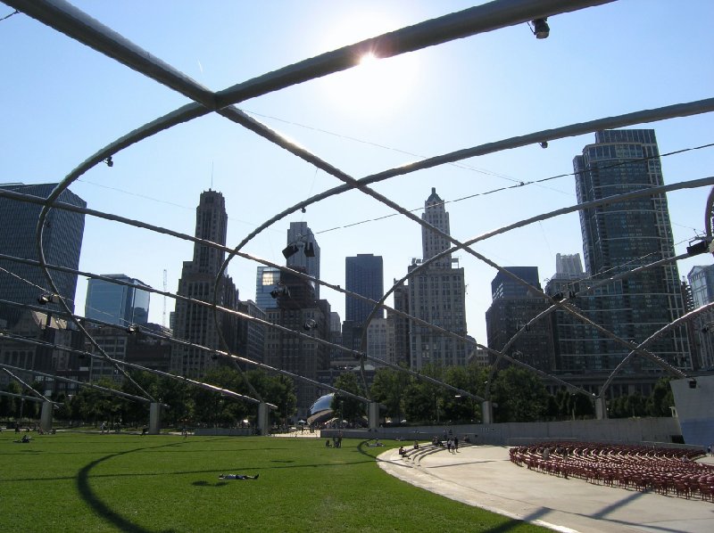 Photo Downtown Chicago Navy Pier Ferris