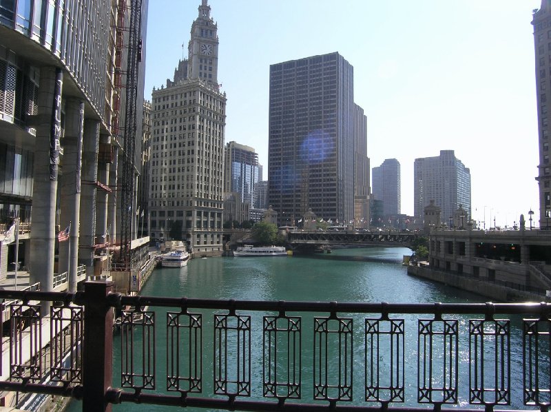 Photo Downtown Chicago Navy Pier amusement