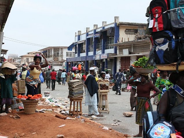 Lome Grand Market Togo Travel Album