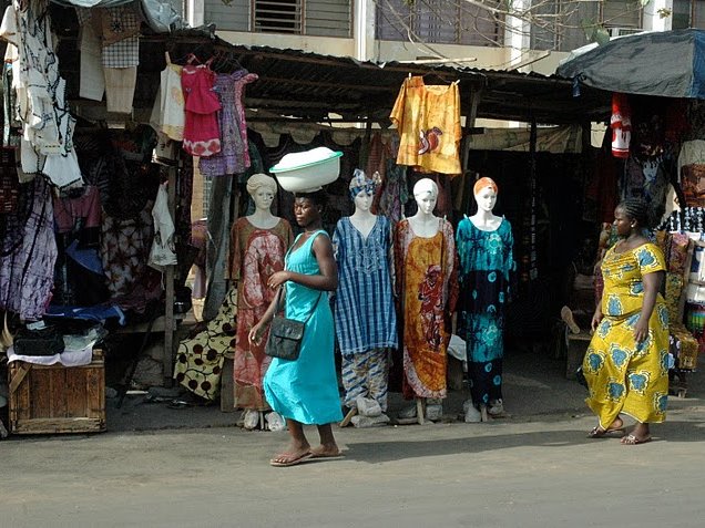 Lome Grand Market Togo Vacation Diary