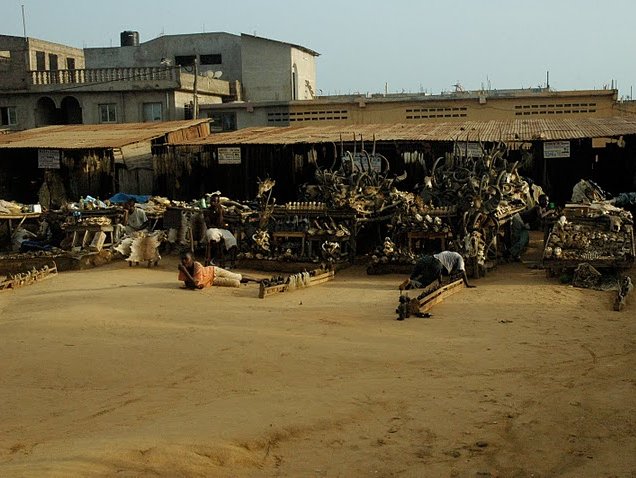 Lome Grand Market Togo Travel Photographs