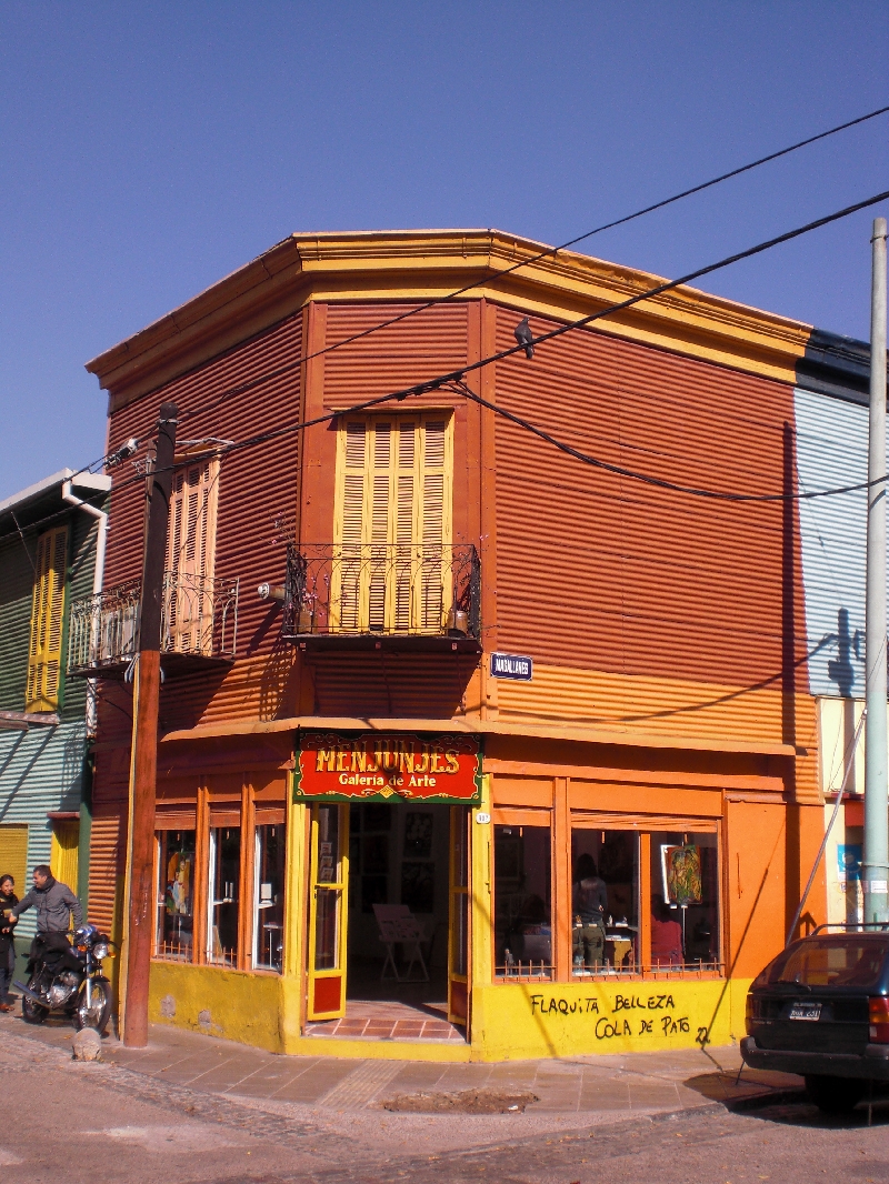 Photo Sights in the La Boca District, Buenos Aires houses