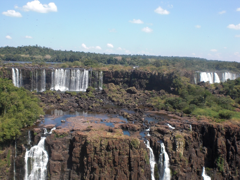 The Waterfalls at Puerto Iguazu Argentina Trip Photos