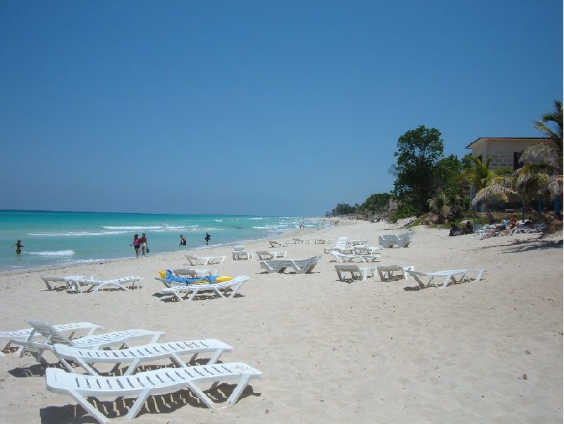 The sandy beaches of Varadero Cuba Diary