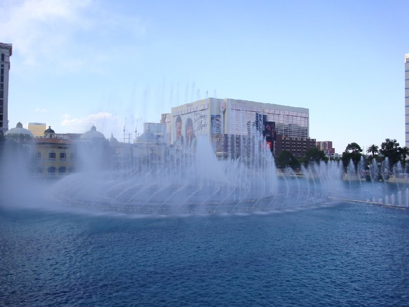 Fountain show at The Bellagio, Las Vegas United States