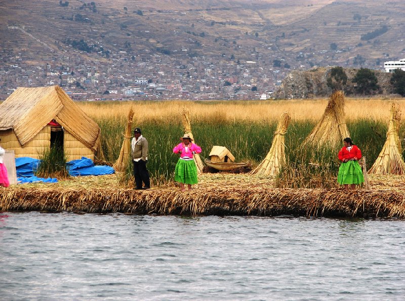 Puno floating islands Peru Photo Gallery