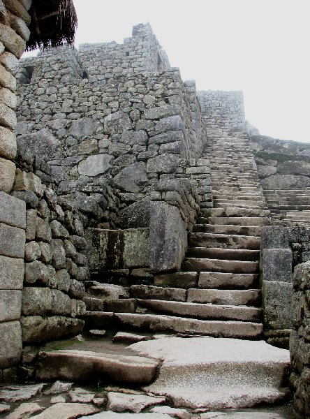 Photo Inca trail to Machu Picchu erosion