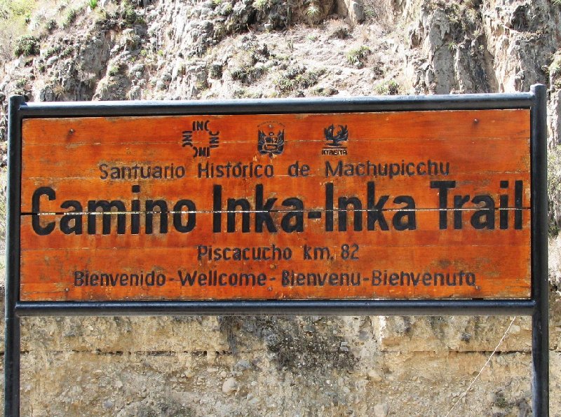 Photo Inca trail to Machu Picchu steepness