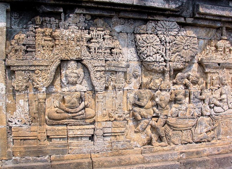 Borobudur buddhist temple Indonesia Holiday