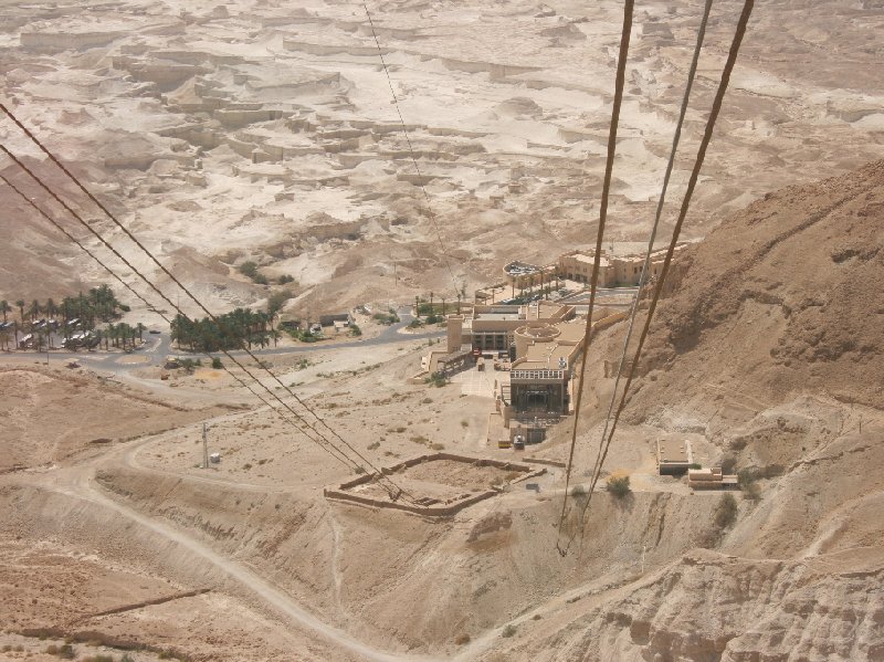 Masada Israel cable car Mezada Diary Picture