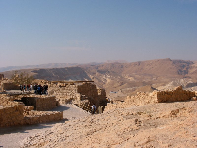 Photo Masada Israel cable car Jewish