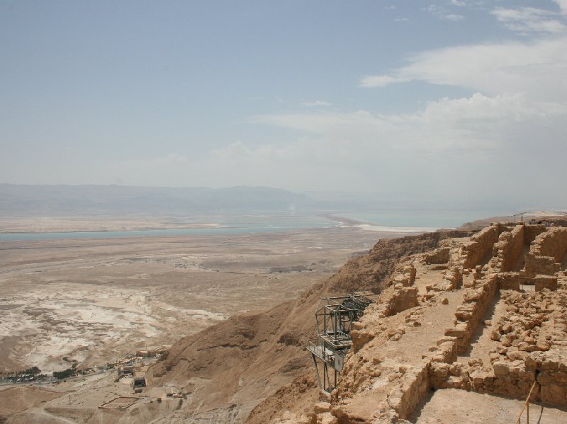 Photo Masada Israel cable car fortification