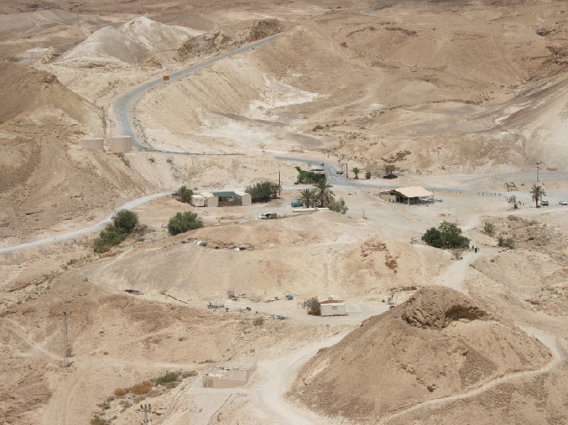 Photo Masada Israel cable car evident