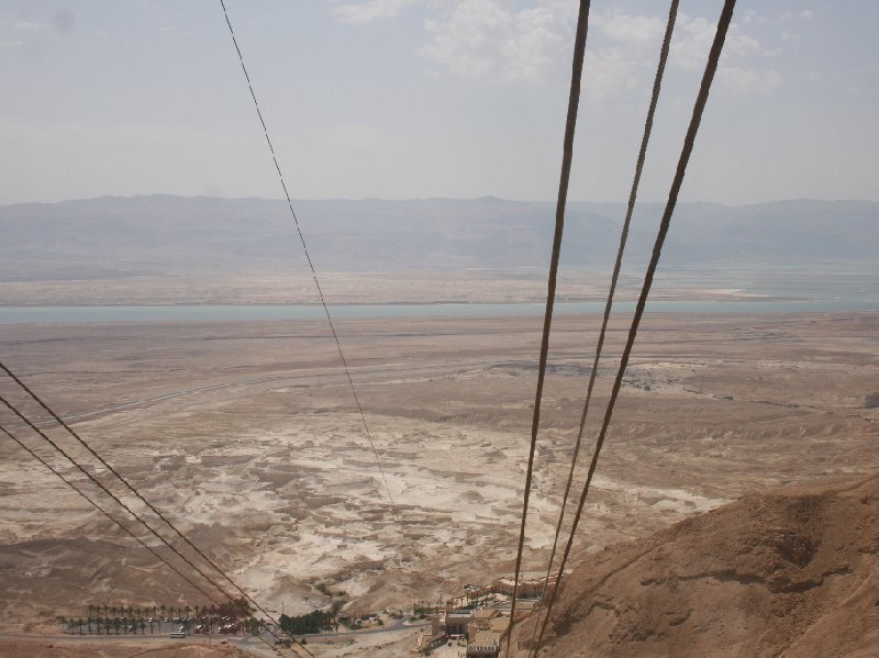 Photo Masada Israel cable car consists