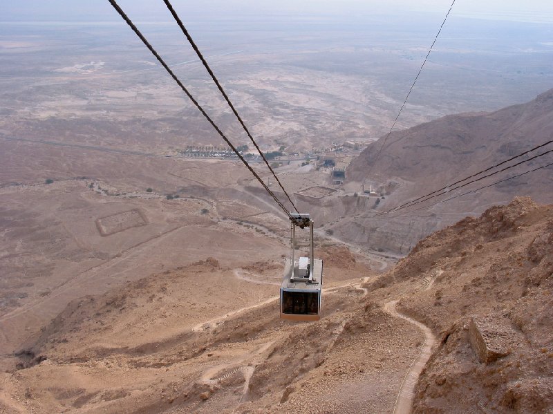 Photo Masada Israel cable car Israel