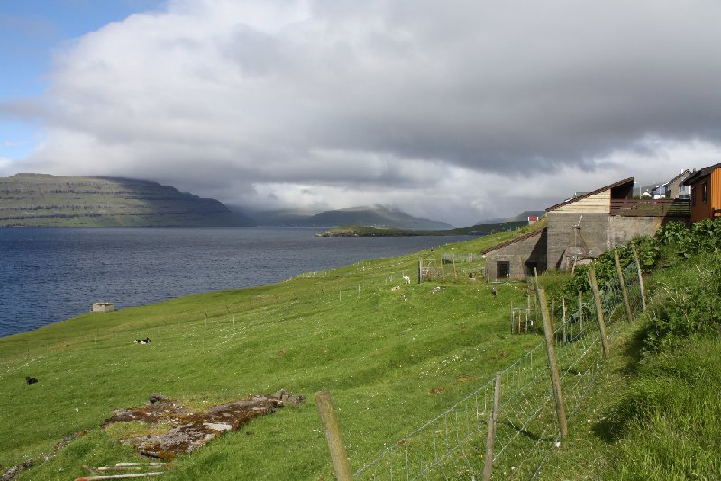 Ferry from Denmark to Faroe Islands Saksun Diary Picture