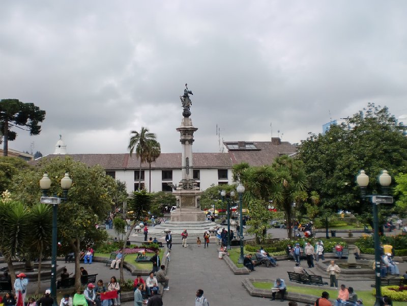 Photo Flight Quito Ecuador serious