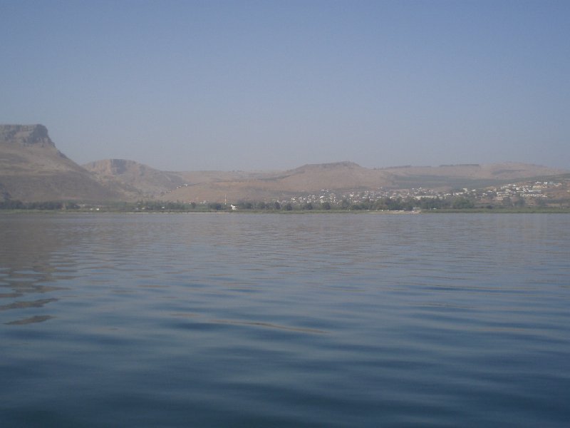 Photo Lake Galilee boat ride Israel beginning