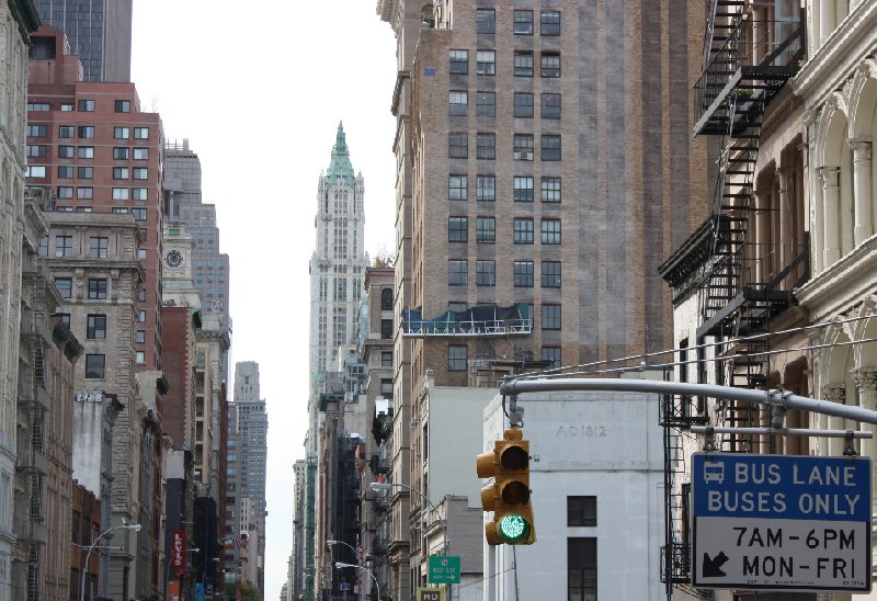 Photo Bus tour sightseeing in New York City before