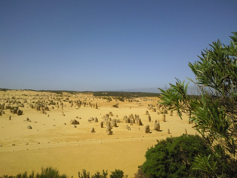 Photo Pinnacle Desert in rental car, Australia rental