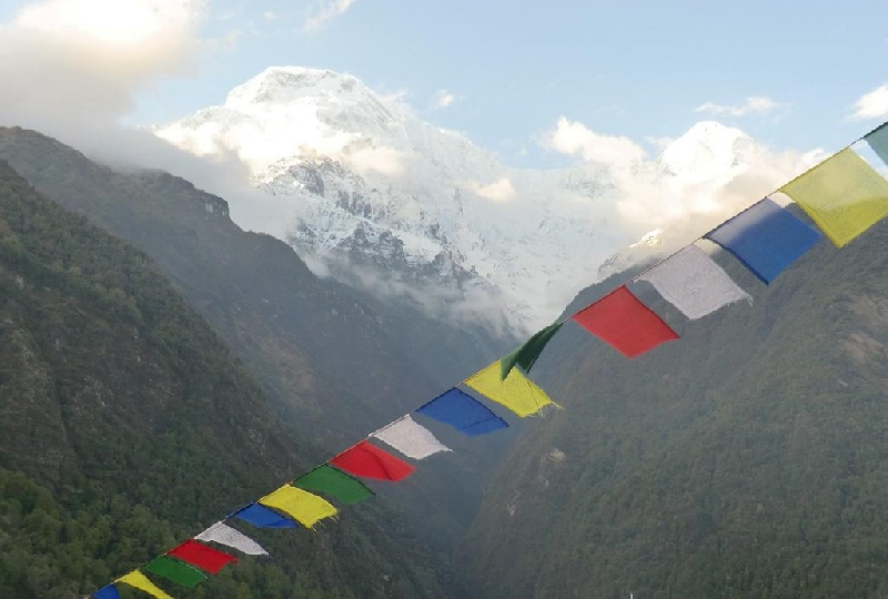 Photo Annapurna base camp trek Nepal 