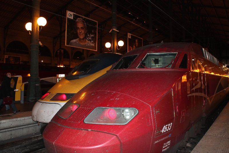 Photo Thalys Train Brussels to Paris 