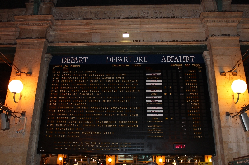 Photo Thalys Train Brussels to Paris 