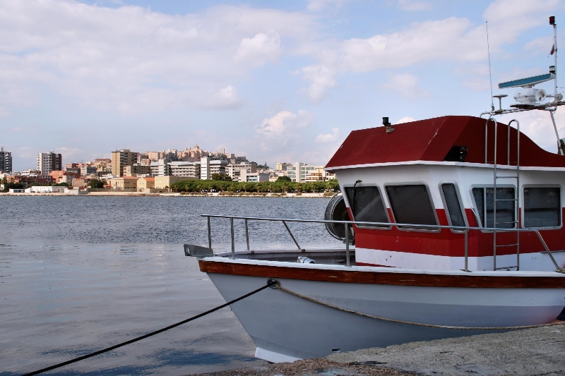 Photo The harbour of Cagliari 