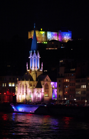 Vieux Lyon by Night France Vacation Pictures